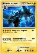 Thunder scream