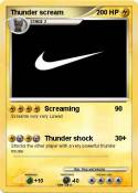 Thunder scream