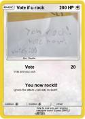 Vote if u rock