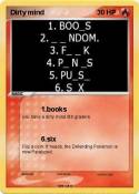 Dirty mind