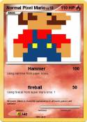 Normal Pixel Mario Normal Pixel