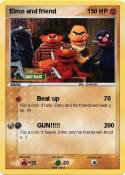 Elmo and friend