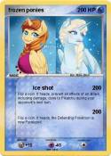 frozen ponies