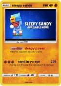 sleepy sandy