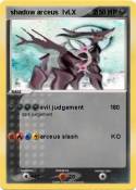 shadow arceus lvl.X 2 shadow arceus