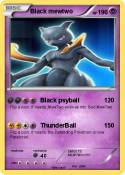 Black mewtwo Black mewtwo