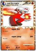 cool fire mario
