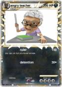 angry teacher