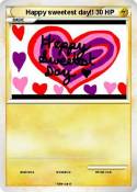 Happy sweetest
