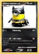 minion batman
