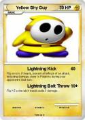 Yellow Shy Guy