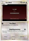 You Died