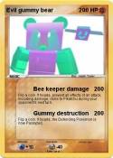 Evil gummy bear