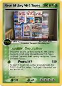 Neon Mickey VHS