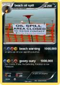 beach oil spill