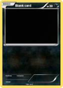 Blank card