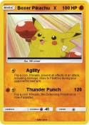 Boxer Pikachu X