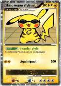 pika gangam style pika gangam