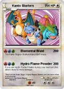 Kanto Starters Kanto Starters