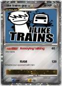 I like trains