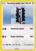 Twerking spider