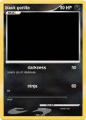 black gorilla