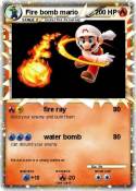 Fire bomb mario
