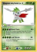 Shaymin sky form Lv. X Shaymin sky