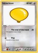 Yellow bloon