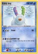 frosty dog