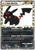 Dark pikachu