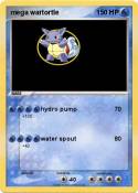 mega wartortle