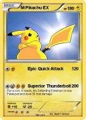 M Pikachu EX