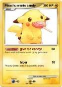 Pikachu wants