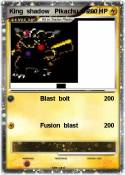 King shadow Pikachu 99 King shadow