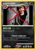 no more bieber