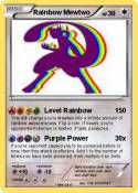 Rainbow Mewtwo Rainbow Mewtwo
