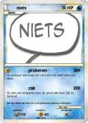 niets niets