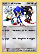 sonic scadow silver sonic scadow