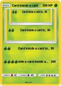 Card inside a card Card inside a