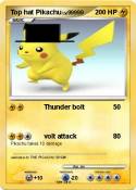 Top hat Pikachu