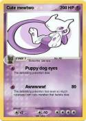 Cute mewtwo