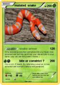 mutated snake
