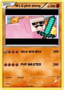 M LG pink sheep
