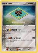 metal bear