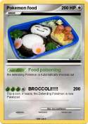 Pokemon food