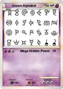 Unown Alphabet