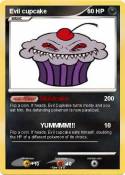 Evil cupcake