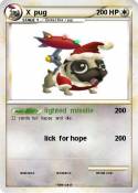 X pug