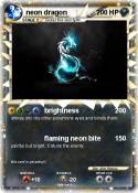neon dragon